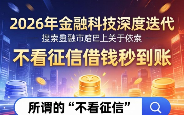 不看征信借钱秒到账的软件是真的吗，哪个靠谱？